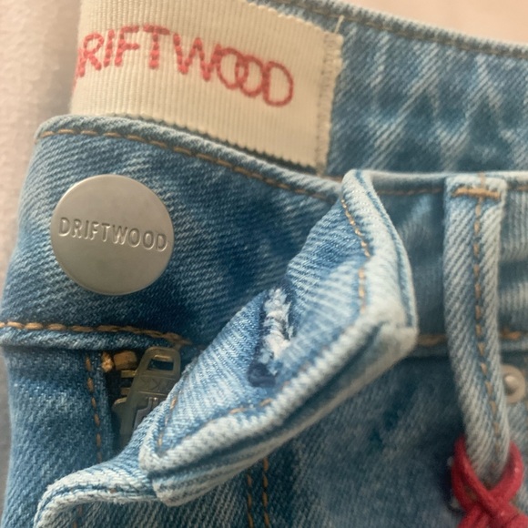 FREE PEOPLE DRIFTWOOD Gizelle Girlfriend Valley - Size 28 - Light Wash - NWT - Picture 4 of 8